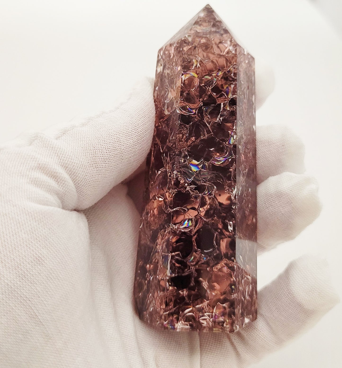 Crackle Quartz Tower