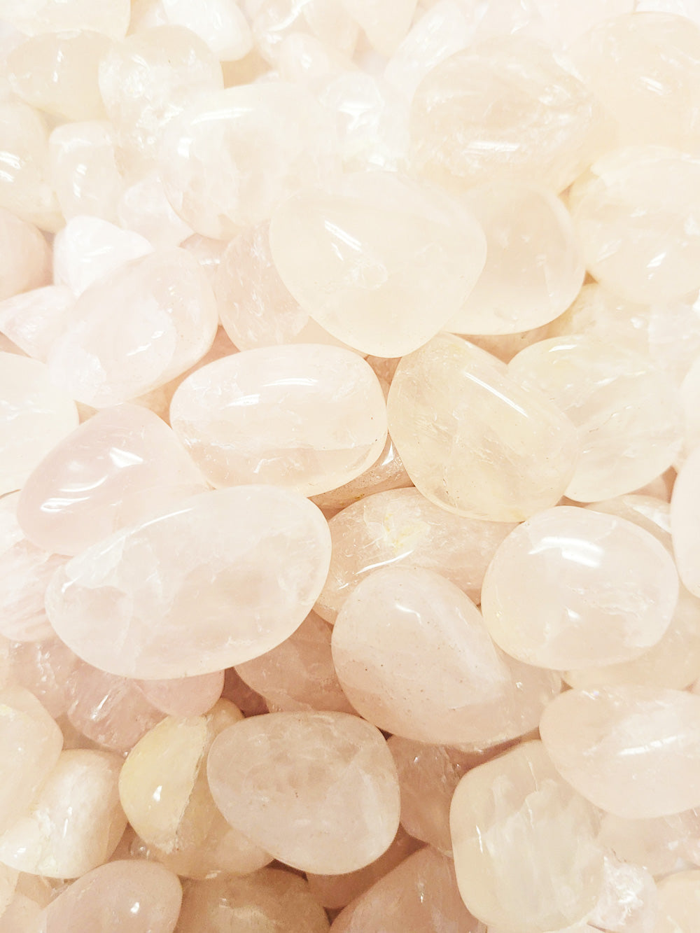 rose quartz tumbles for sale