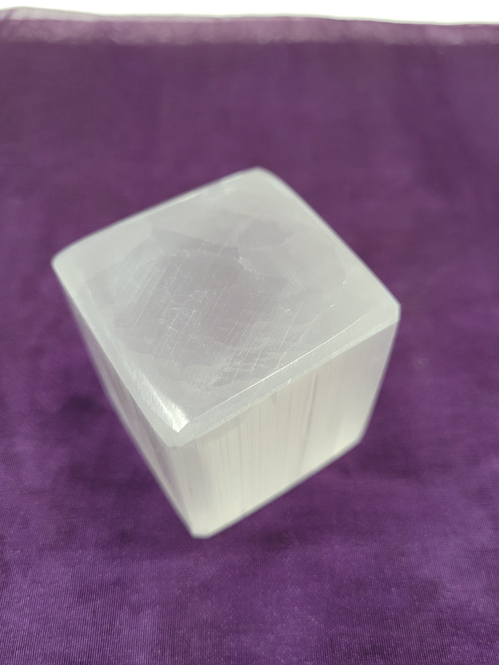 selenite cubes block ice
