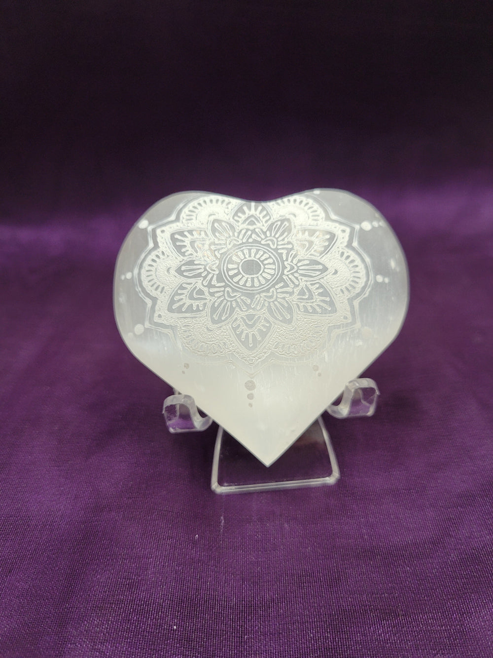 selenite hearts lotus