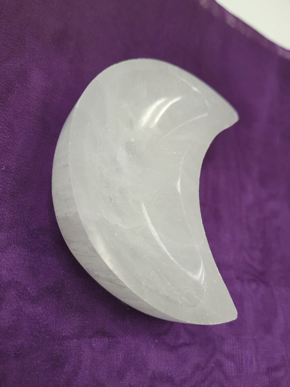 selenite cresent moon bowls