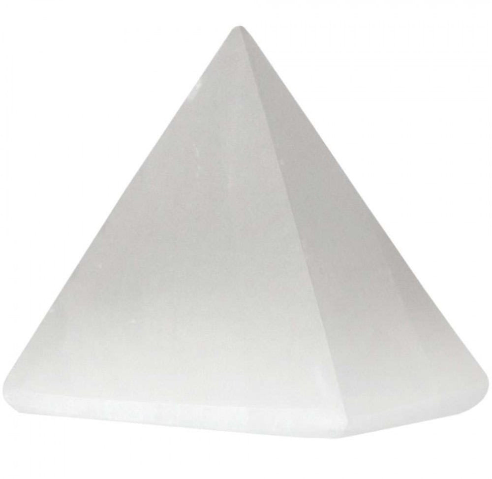 selenite pyramids