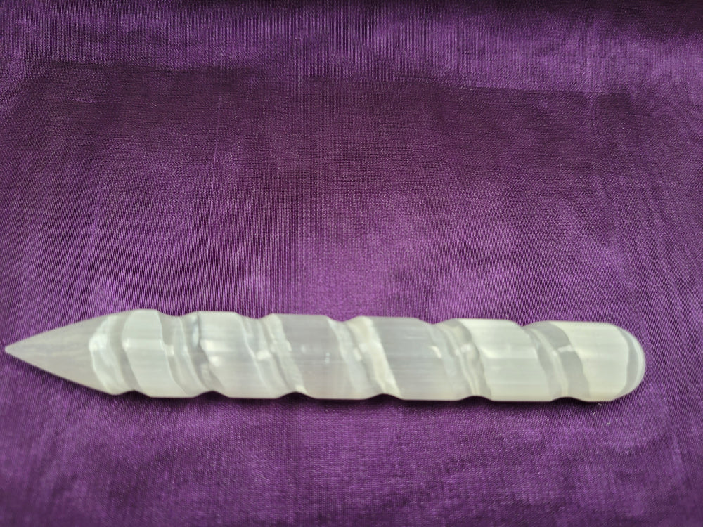 selenite massage wands