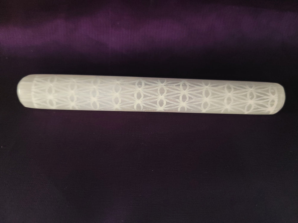 selenite wands flower of life