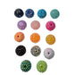 BEADS - 20mm Bubblegum Rhinestone Bead Variety Color Pack - 15pcs - Fits Beadable Pens