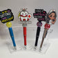 Half Moon Clear Acrylic Pen Attachments (100 pcs)
