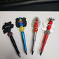 Half Moon Clear Acrylic Pen Attachments (100 pcs)