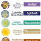 Healing Energy Chakra Chips and Etched Stones Set