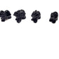obsidian animal carvings elphants