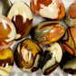 Poly Chrome Palm Stones