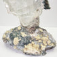 Huge Selenite Sculpture on Quartz